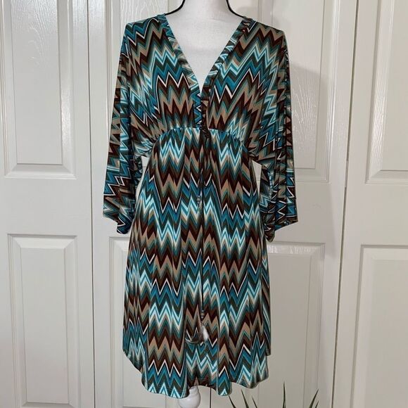 Rustic west chevron dress - Picture 1 of 8